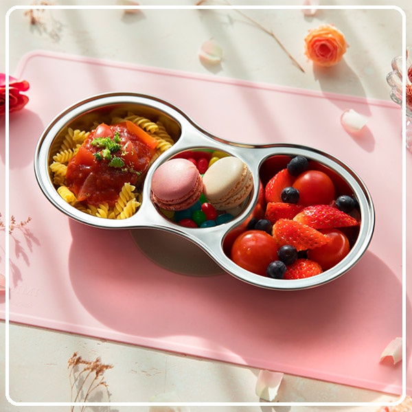 Grosmimi Stainless Baby Food Tray | Wadah Makanan