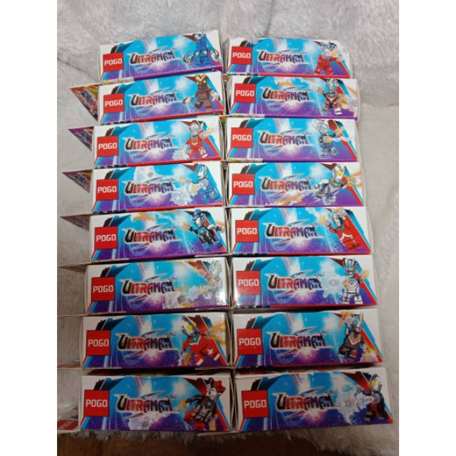 LEGO  BANDAI ULTRAMAN  KAIJU ISI 16 PCS FULL EDISI DENGAN MONSTER