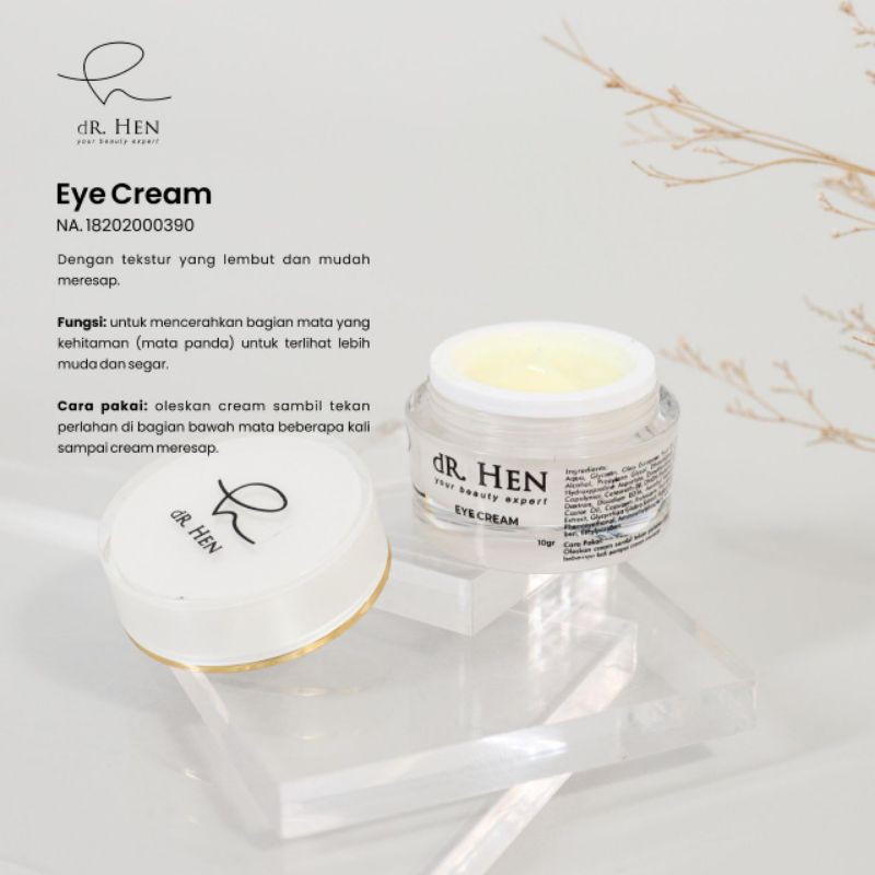 EYE CREAM  dR hen skincare by Athena Groups dr richard lee
