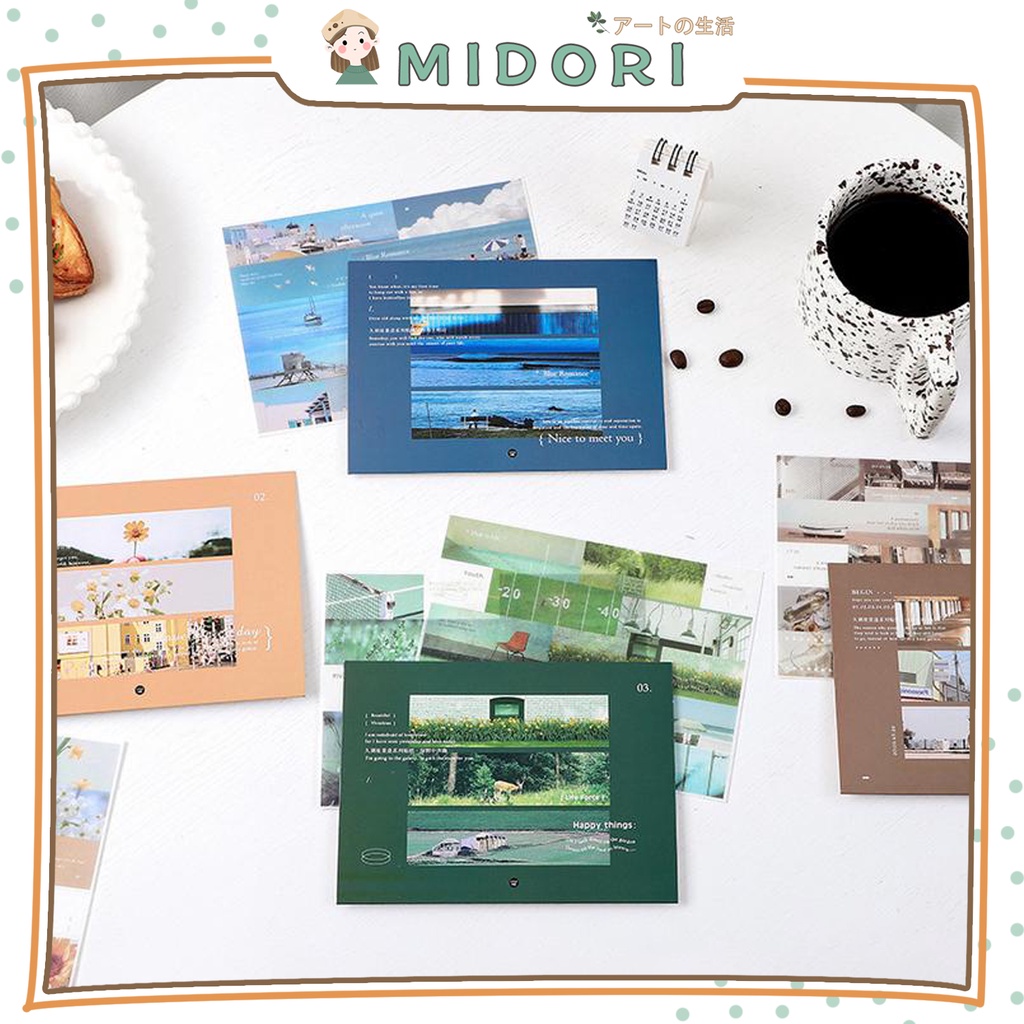 

[MIDORI] 2 Sheets REUNION SERIES Sticker Deco DIY Scrapbook BuJo Planner Stiker Hias - B0278