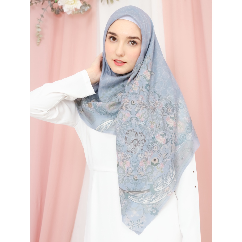 Saiba Scarves - Grey Ciara Series