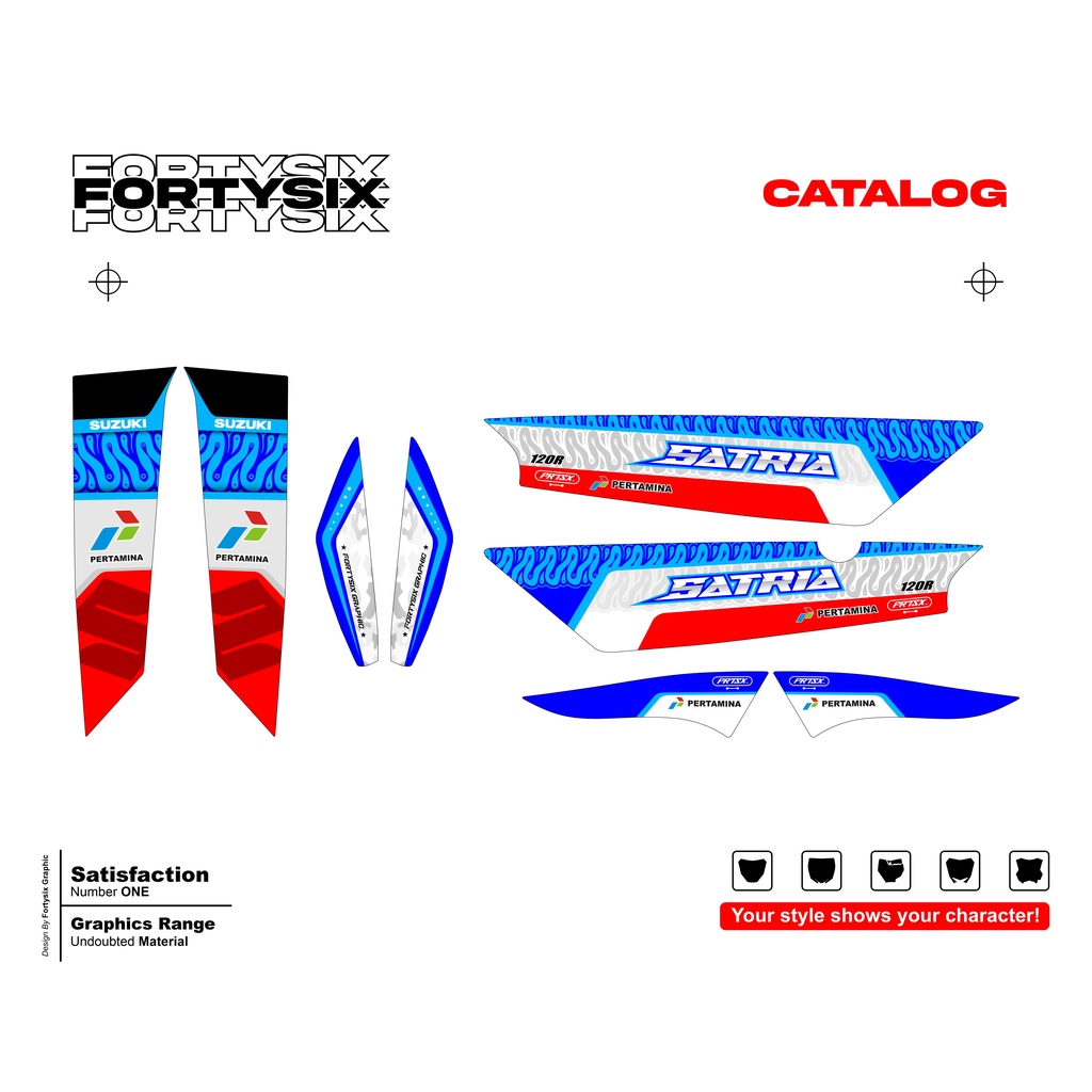 Satria Lumba Mandalika | Striping Satria Mandalika | Striping Satria Lumba Mandalika