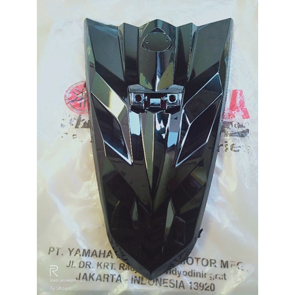Dasi kecil bagian depan tameng depan kecil dudukan plat Mio soul gt 125 Blue Core Hitam Original