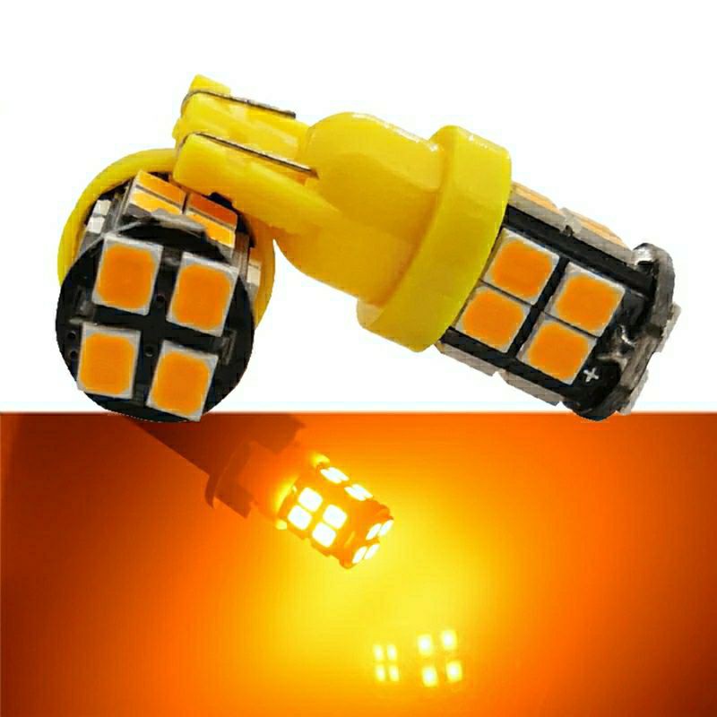 Lampu Led Sein Senja Speedo T10 20 Titik Emperor 2835 Kuning Amber Motor Mobil-5