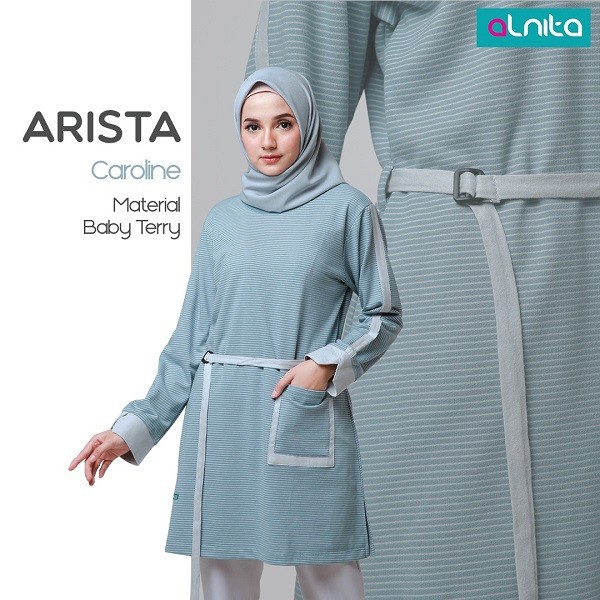 ATASAN MUSLIMAH ALNITA BLOUSE ARISTA BY ALNITA ORI