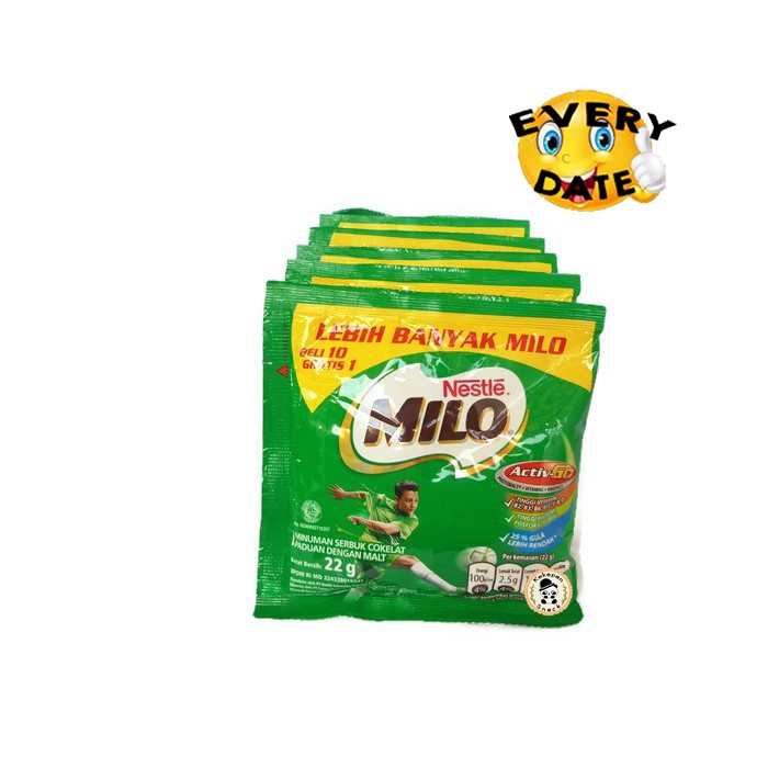 

101bfbb Milo Sachet 22Gr @20 Lembar/Dus Xa201As