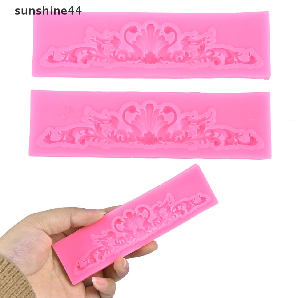 Sunshine 1PC Cetakan Fondant / Cokelat Bentuk Daun Bahan Silikon