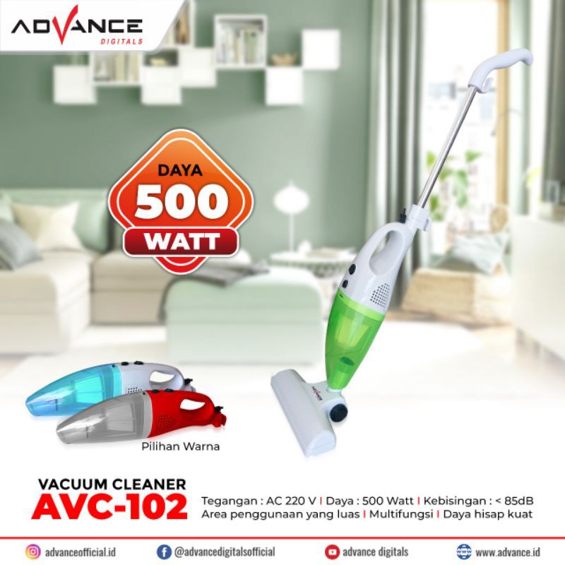 Advance Vacuum Cleaner / Penghisap Debu / Penyedot Debu AVC-102