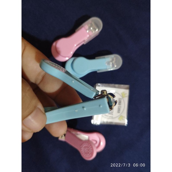 1 pc Gunting kuku bayi anak cover plastik