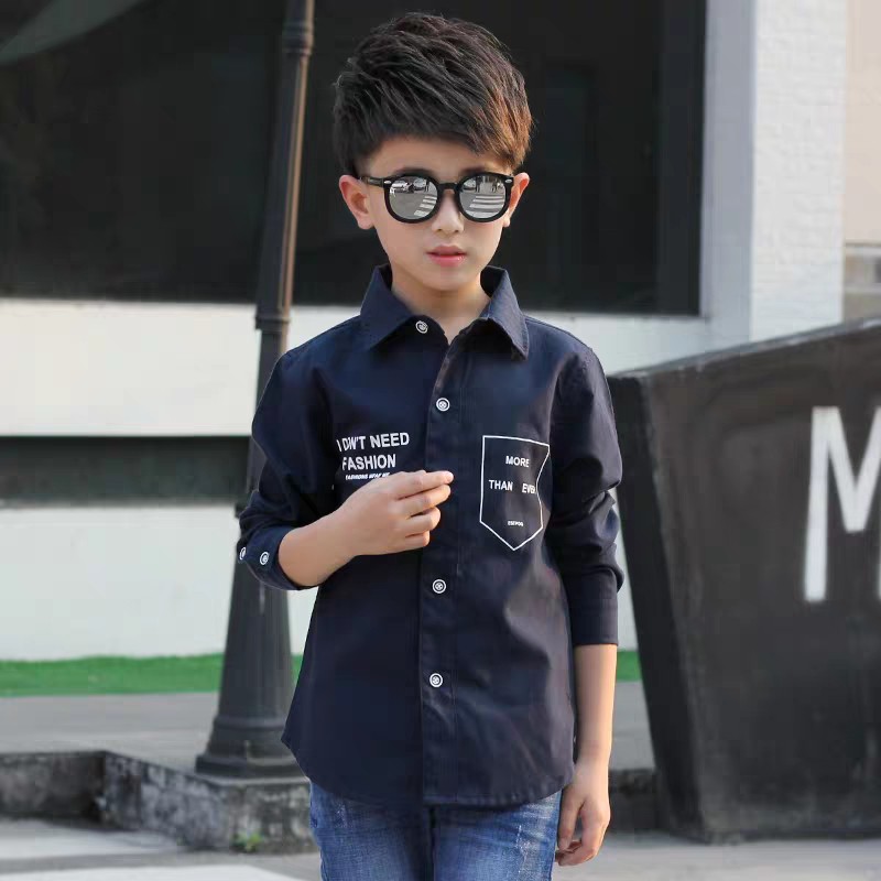 BISA COD / ALIPIO781 - KEMEJA EVAN KIDS / kemeja anak laki laki / lengan panjang / keren