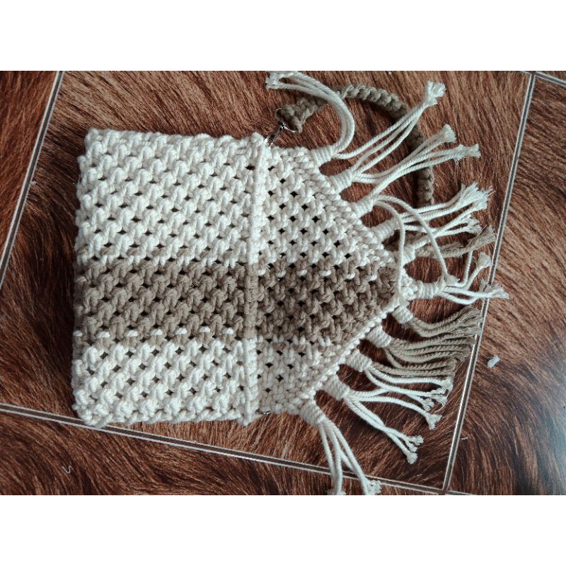 READY STOK) macrame clutch