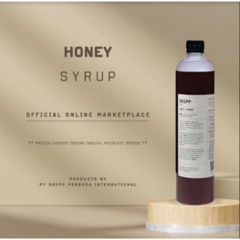 

Dripp syrup minuman sirup honey 760ml