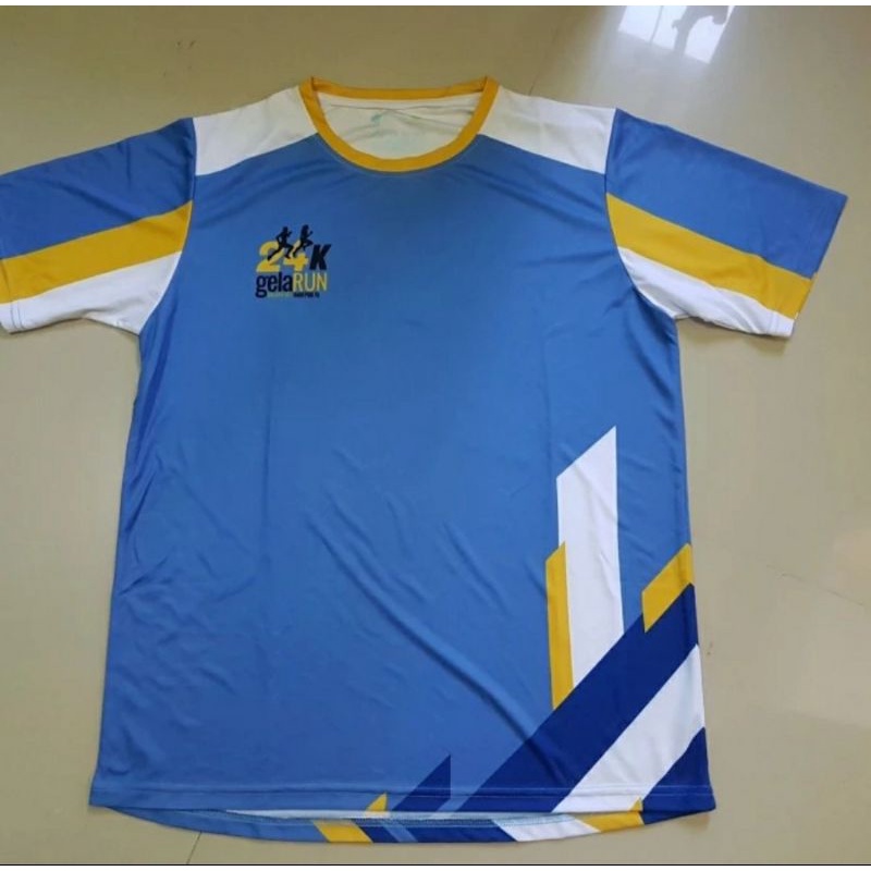 Baju lari jersey finisher 24K gelaRUN hari PBB 76 2021