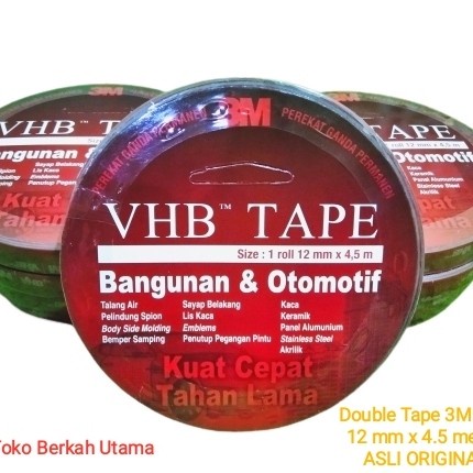 

Segera Miliki Double Tape 3M Vhb 12 Mm X 4.5 Meter Original Hot Sale