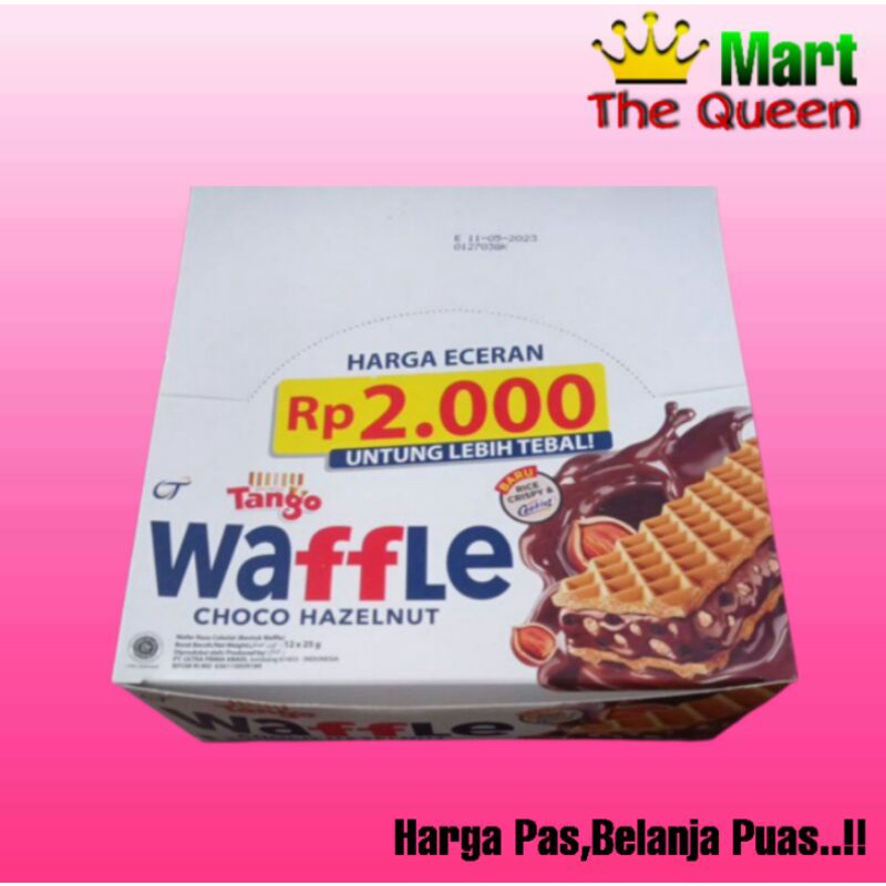 

TANGO WAFFLE Choco Hazelnut 1 pack isi 12 pcs @25gr