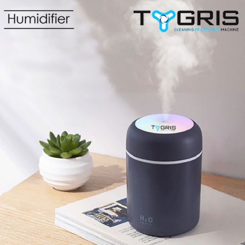 Alat Humidifier Diffuser USB Tygris FREE 1L Cairan Humidifier