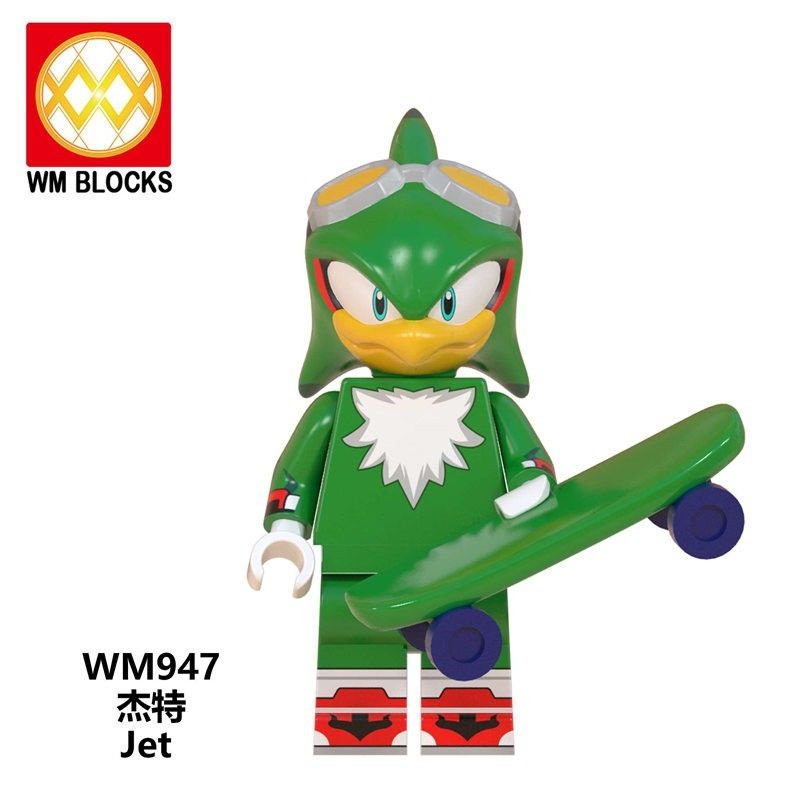 mainan minifigure sonic wm947 jet lego edukasi brick blok movie film murah