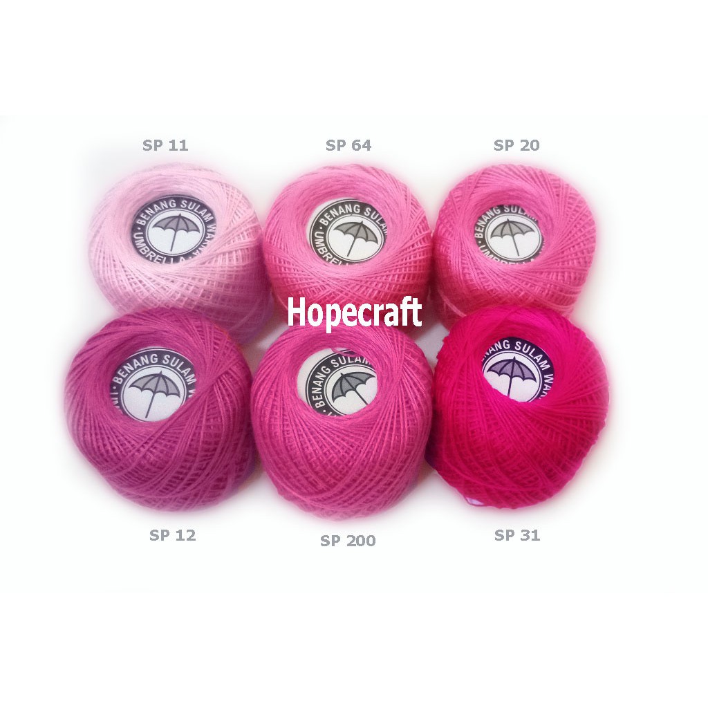 Benang Sulam / Benang Sulam Cap Payung / Embroidery yarn