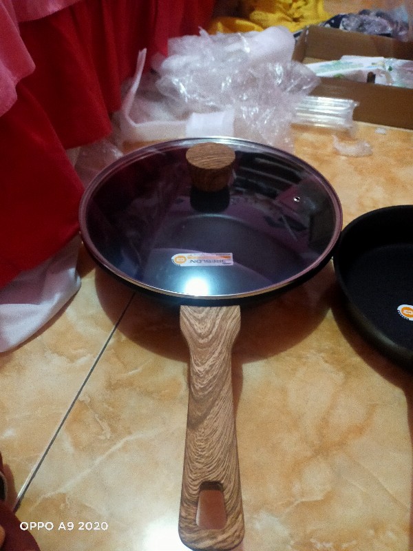 Debellin Casserole 20 Cm - Grey Granite Cookware Series Atau Panci Anti Lengket Premium