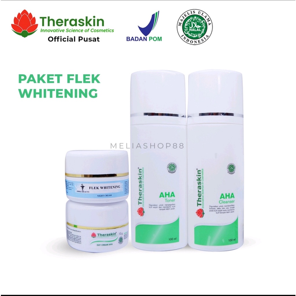 Jual Paket Flek Whitening Theraskin Paket Penghilang Flek Shopee Indonesia