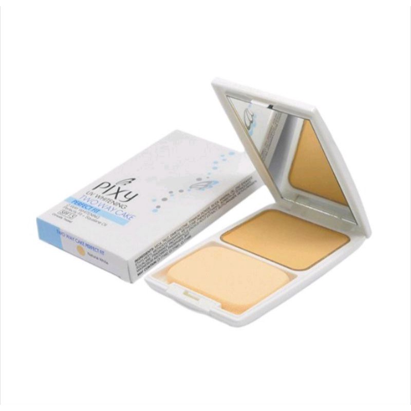Pixy Two Way Cake Perfect Fit Natural Beige 9gr - Tempat + Kaca [ 06 ]