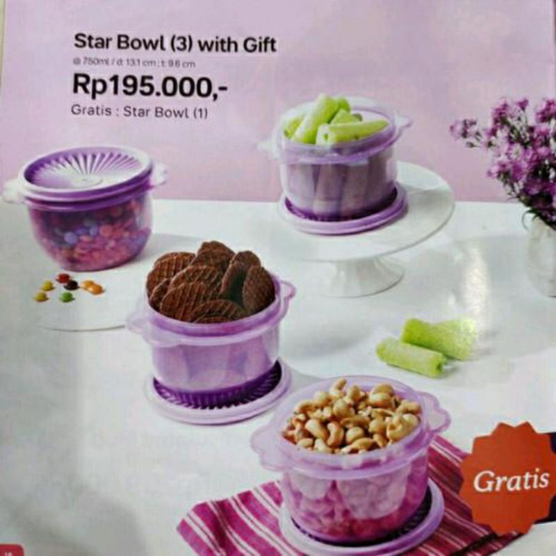 Tupperware Star Bowl