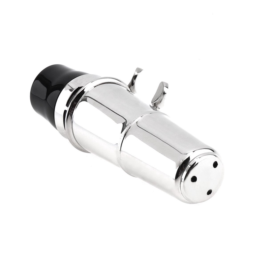 Mouthpiece Saxophone Alto bE 2 Warna Motif Ukiran Bunga Bahan Kuningan Lapis Emas / Silver