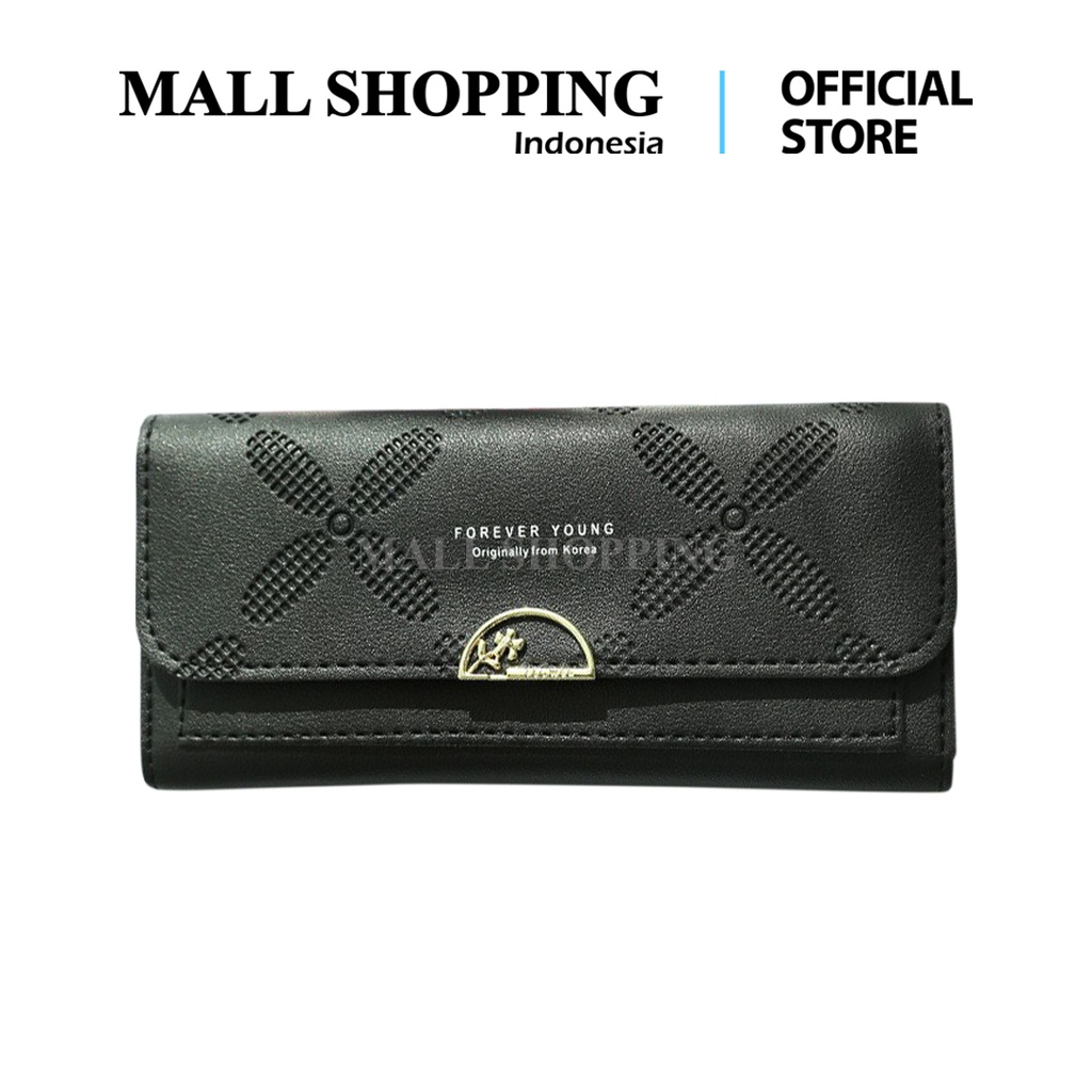 Dompet Panjang Wanita Motif Bunga Style Wanita Import Real Pict Mallshop