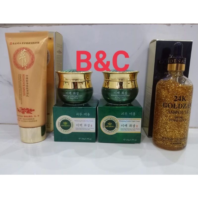 AIFUBAO KOREA HERBAL CREAM SET4PCS ORIGINAL