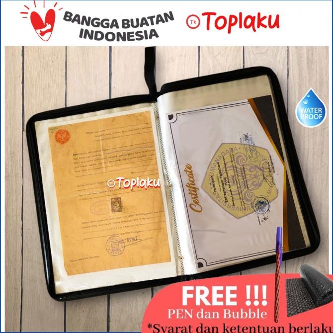 

Office & Stationery | Document Organizer | Map Ijazah Dokumen Keeper Isi 60 Resleting Anti Air Kulit Document | Best Seller