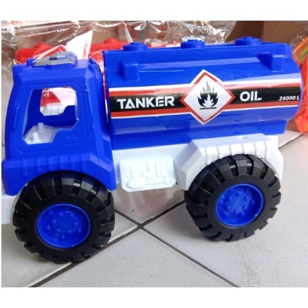 Mainan Mobil Truk Konstruksi Minyak Tanker Oil