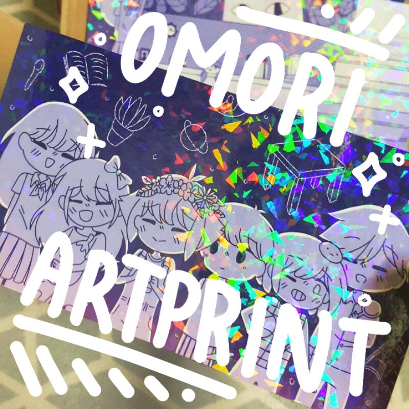 OMORI Artprints | basil aubrey kel mari hero
