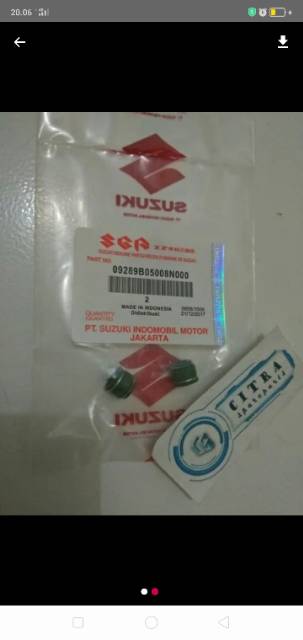 seal klep set isi 2 sil smash shogun 110 125