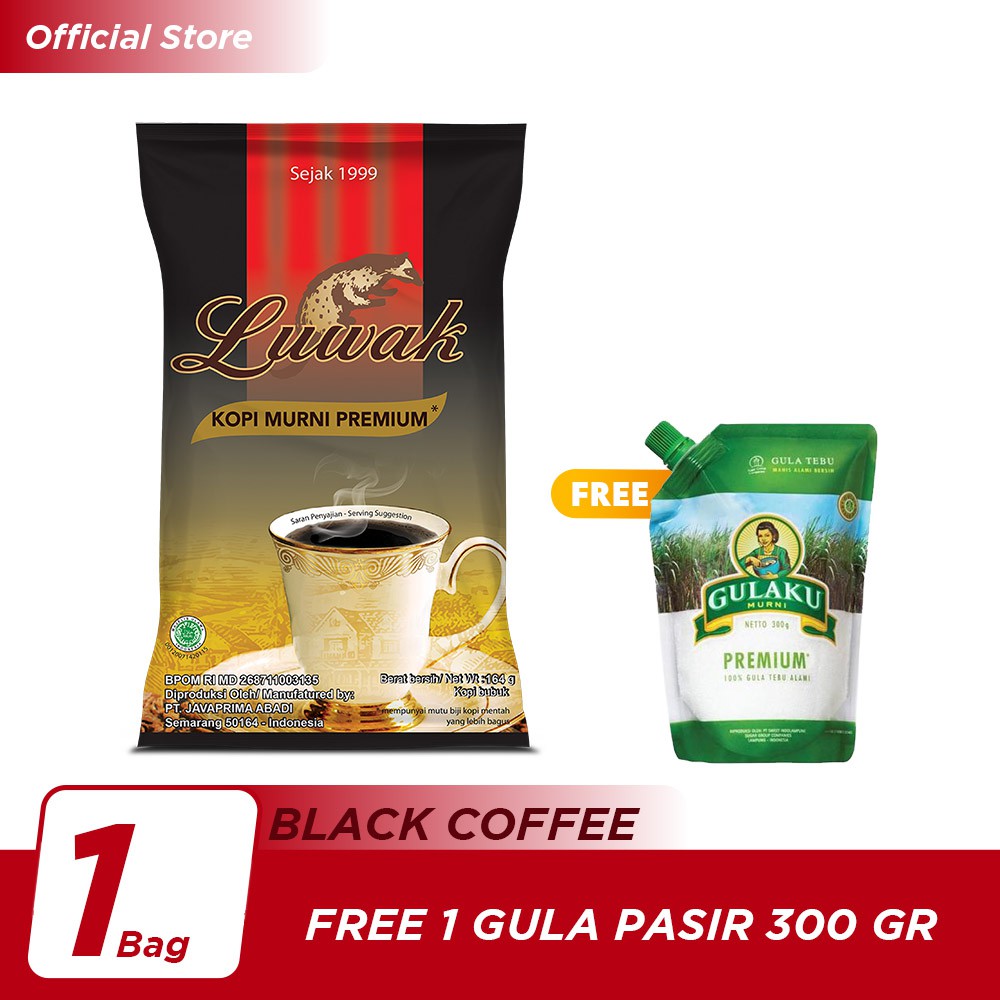 

Kopi Luwak Murni BC Bag 165gr [3] - Free 1 Pcs Gula Pasir 300gr