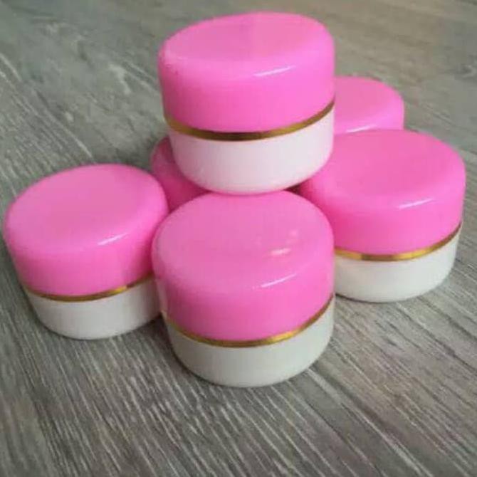 POT KRIM 12,5GR PUTIH TUTUP PINK FANTA LIST GOLD (PINK FANTA)