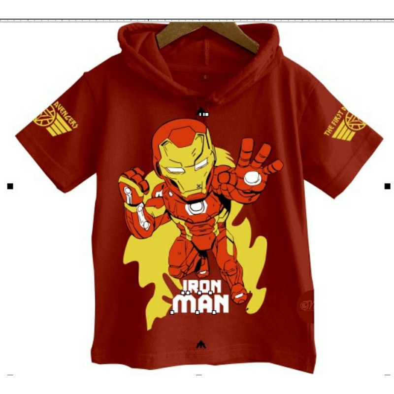 Kaos hoodie Anak Size 2-7 Tahun