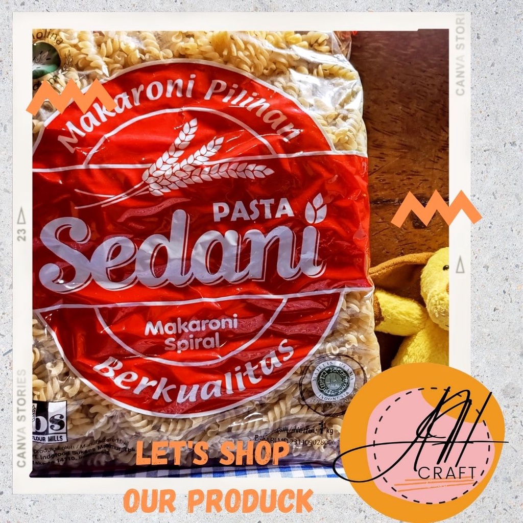 

Makaroni Sedani Spiral 1 kg