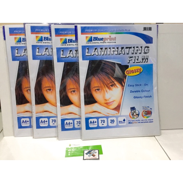 

LAMINATING FILM GLOSSY LAMINASI UNTUK FOTO PAPER A4 WATER RESISTENT