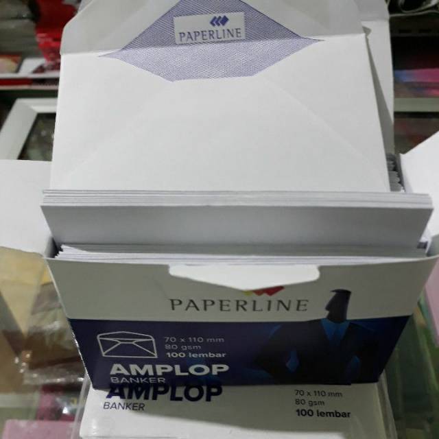 

Amplop mini banker PAPERLINE/MERPATI/VISION 70X110mm 80gsm 100lembar