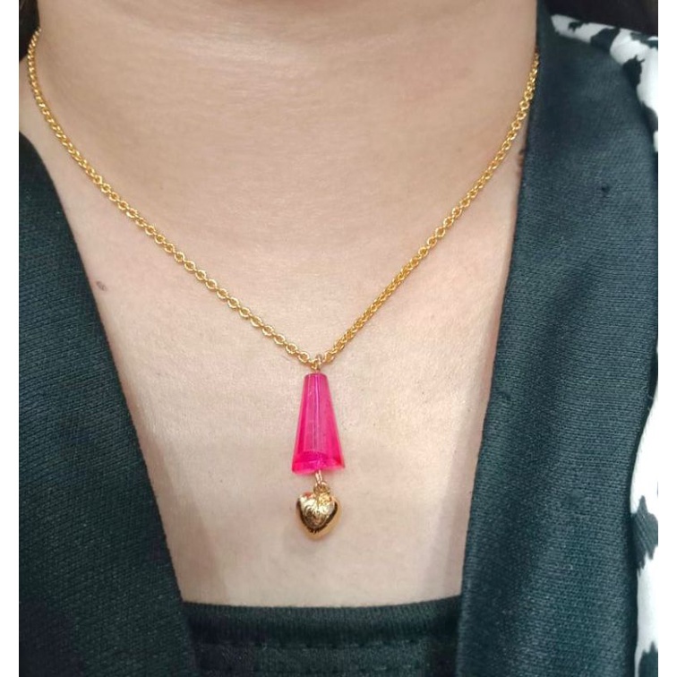 kalung set leontin//kalung pengganti emas//perhiasan //kalung