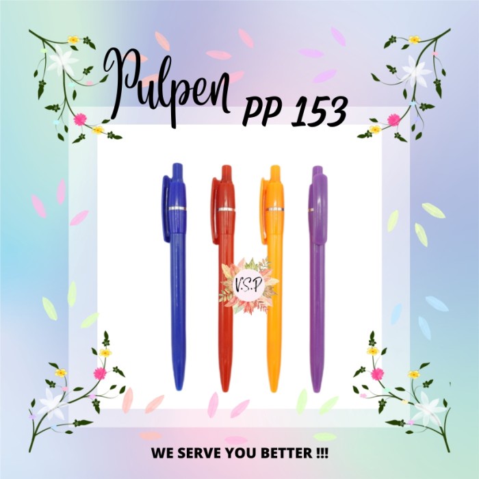 

Pulpen Plastik PP 153 / Souvenir Wedding Seminar kit Murah