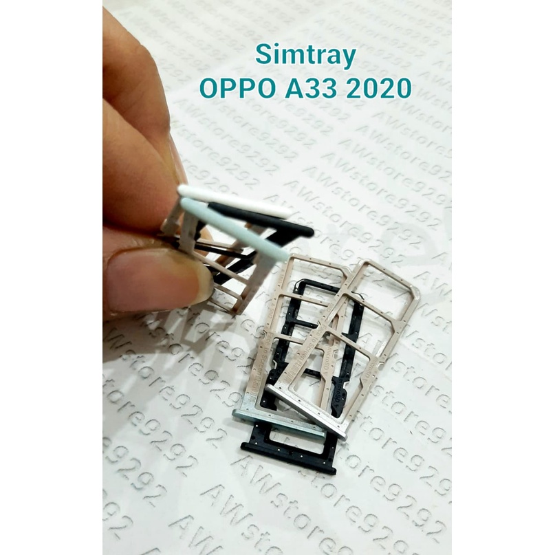 Slot Tempat Dudukan masukan Kartu Simcard Sim card Lock Simtray Sim Tray OPPO A33 2020