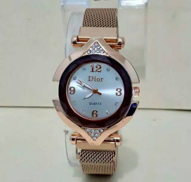 Jam Tangan Wanita Magnet Murah D*or Angka Diamond