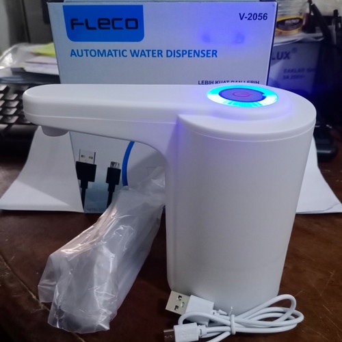 TERLARIS - Pompa Galon Dispenser Pump USB / Pompa Air Minum Elektrik Otomatis Electric Water FLECO V-2056 / Pompa Galon Dispenser Air Minum Charge Usb Gallon Pump FLECO V 5056 | FMS