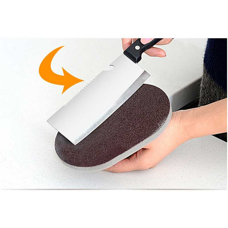 Brush Pembersih Karat Besi Nano Melamine Magic Sponge For Alat Dapur / Spon Pembersih Karat Kerak Noda Panci Wajan Kompor Dapur / Spons Ajaib Pembersih Penghilang kerak karat kotoran Cleaner Serbaguna /Sikat Panci Gosong Karatan Spon Tebal Pembersih Dapur