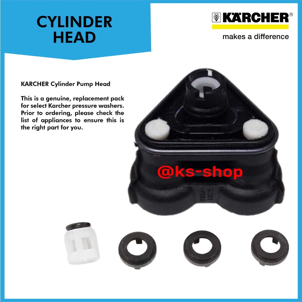 Karcher Cylinder Head | Karcher | Sparepart High Pressure Washer