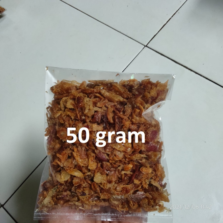 Bawang Merah Goreng 200gr/250gr Baru dari penggorengan, Brambang Goreng