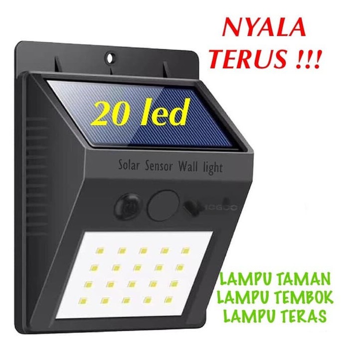 Lampu Tembok Dinding Solar Tenaga Matahari Surya Outdoor