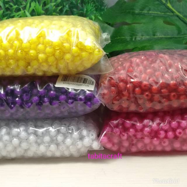 Mote akrilik bola dunia 10mm