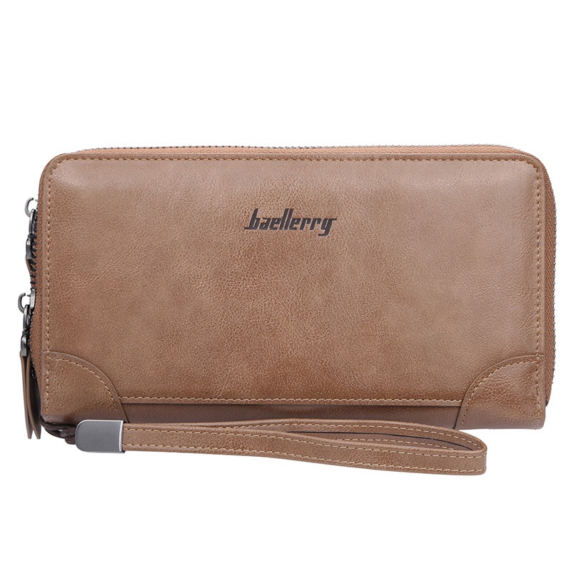 [BISA COD] BAELLERRY S6702 Dompet Pria Wanita Panjang Bahan Kulit PU Leather Premium